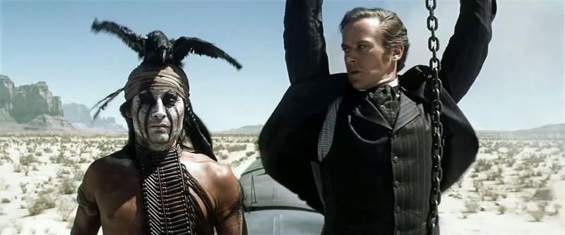 Illustration for article titled Lone Ranger is Johnny Depp's tribute to shitty superhero origin films